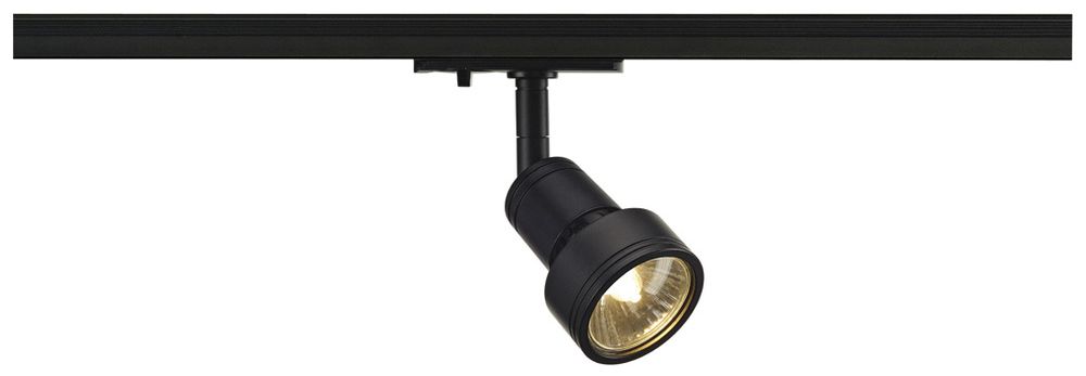Strahler SLV PURI, GU10 50W mit 1-Phasen-Adapter IP20 schwarz