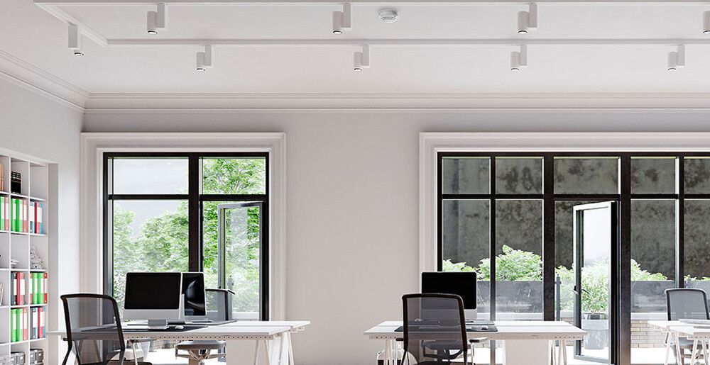 Rauchmelder ESYLUX Protector K 230V 48mm Ø106mm 3 Jahre Garantie weiss