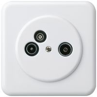 UP-Antennendose TV-R-Daten basico C 2GHz 19db weiss