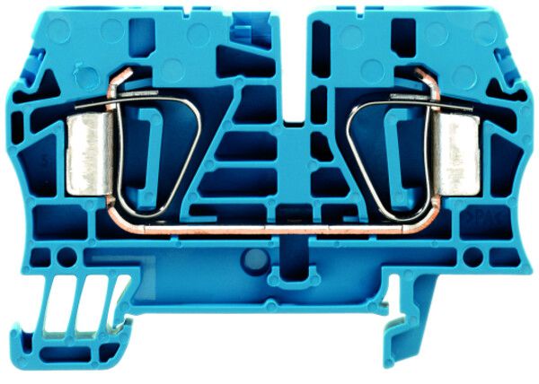 Durchgangs-Reihenklemme Weidmüller ZDU 6 Zugfeder 6mm² TS35 blau