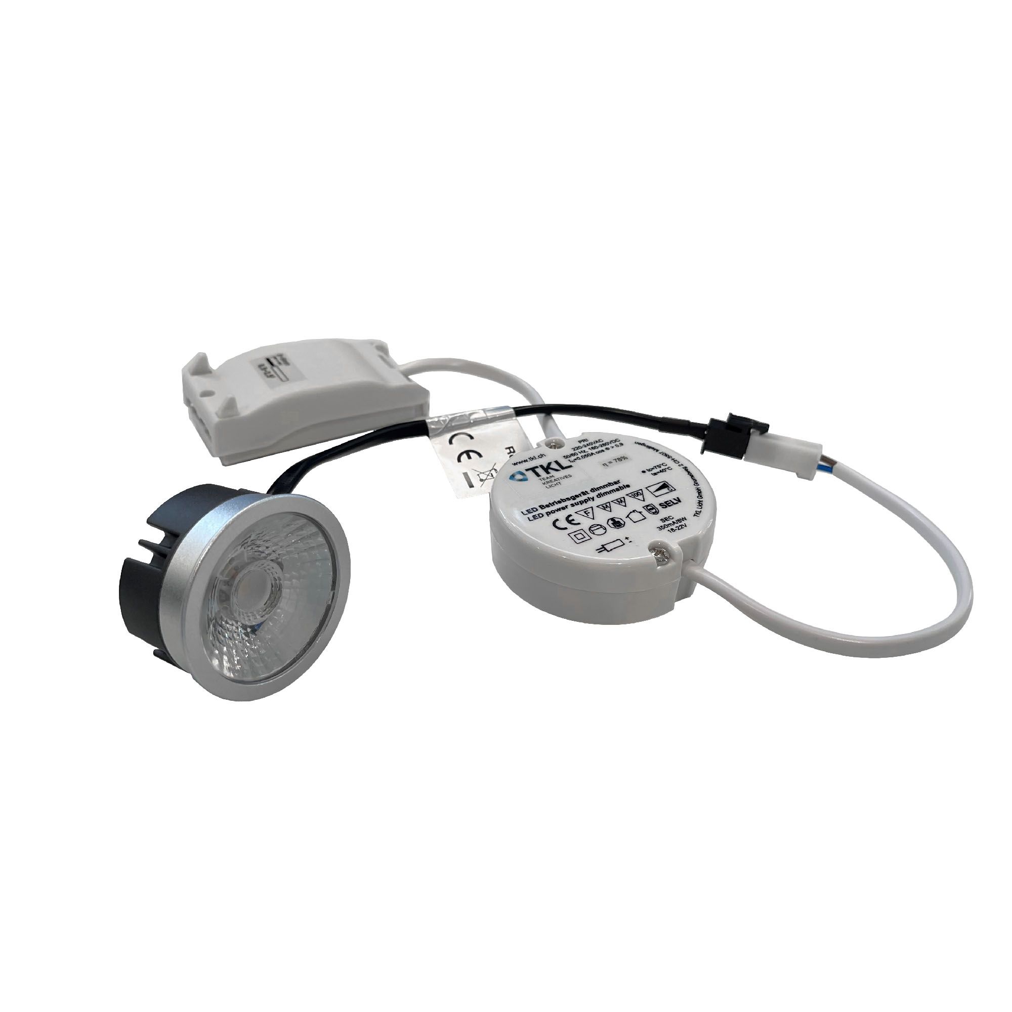 Ampoule LED 6W avec convertisseur dim 4000K 600lm Ra93+ interruption de phase