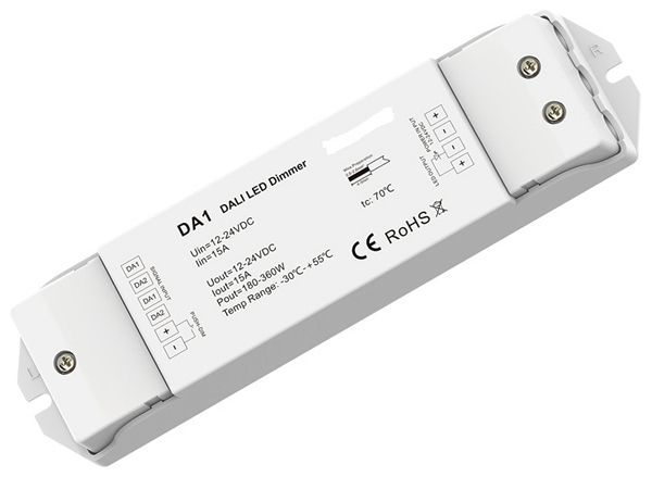 Dimmer DOTLUX IP20 12…24V DALI 360W 15A