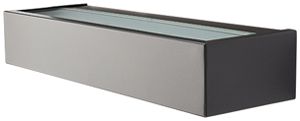 Applique LED SG Edge 7W 580lm 830 IP65 VAR indirect 320×103mm anthracite
