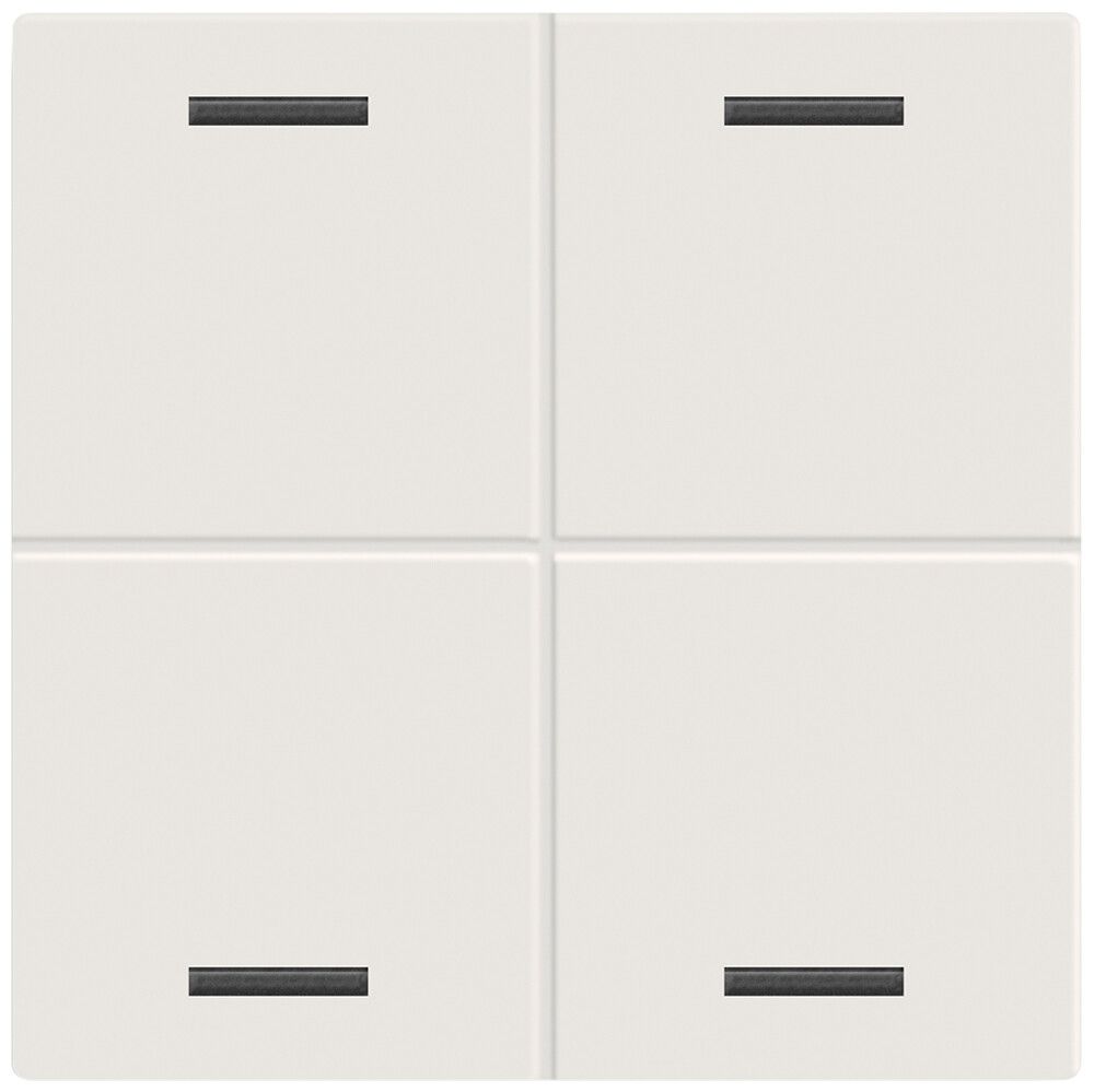 Bascule MDT BE-TAL60W411.01 1t/4a p.touches tactiles blanc mat "neutre"