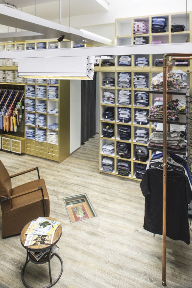 Spot LED SLV 3~ SIGHT MOVE DALI 26W 2700lm 3000K 75° 450×105×56mm blanc