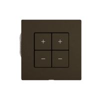 Nebenstelle Dimmer EDIZIO.liv Wiser SNAPFIX® 2 Kanal 4 Tasten WLAN br