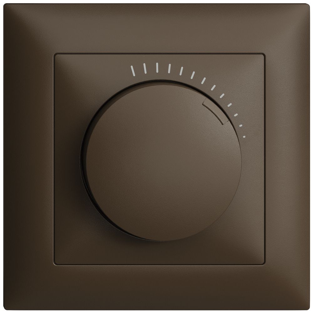 UP-Drehzahlsteller EDUE 230VAC, 1-phasig, 20…400VA, 88×88mm, coffee