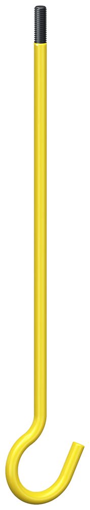 Hakenschraube Kaiser Ø26mm M5×115mm isoliert gelb