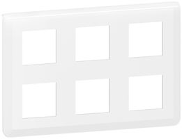 Abdeckrahmen MOS 6×2 Module horizontal weiss