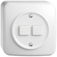 Interruttore a pulsante AP STANDARDdue Wiser SNAPFIX® c.staz.secondaria 2T 2A bi
