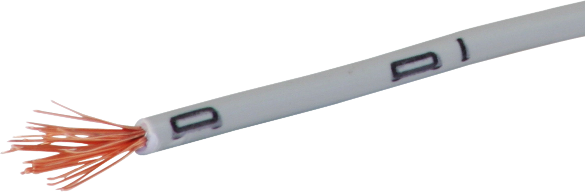 Toron T sans halogène 1.5mm² Nr.0 gris Eca, Bobine à 100m