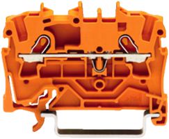 Borne de passage WAGO TopJob-S 1.5mm² 2L orange série 2001