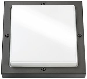 LED-Wandleuchte SG Basso 2000 HF 14W 1250lm 830 IP65 308×308mm anthrazit