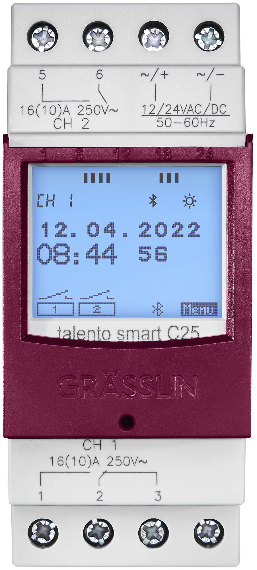 Minuteur digital AMD talento smart C25, 2 canaux 12/24VUC