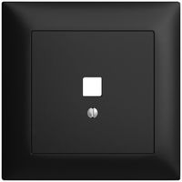 UP-Frontset EDIZIOdue schwarz 88×88mm für Datenschnittst.USB