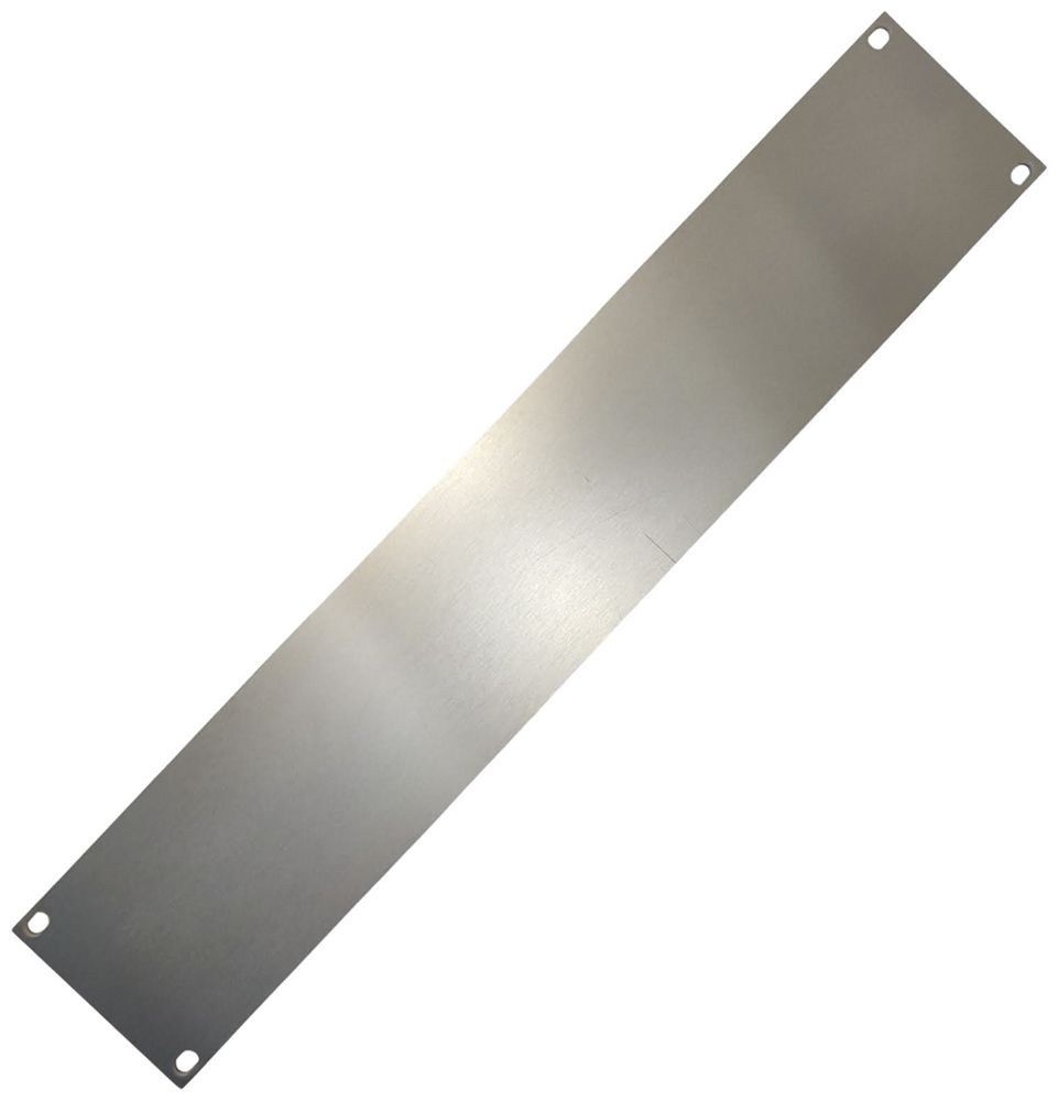 Plaque d'obturation 19" Schneikel 2UH, Aluminium anodisé