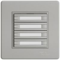 UP-Universaltaster EDIZIO.liv UNI SNAPFIX® m.LED RGB 8× 1-Tbed.Pap.hgu