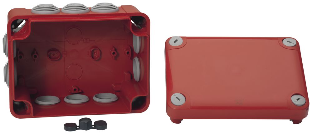 AP-Abzweigdose Mureva 150×105mm leer rot IP55