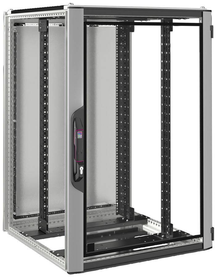 Netzwerkschrank 19" Rittal VX IT 5303.124 800×1200×800mm 24HE Stahl grau