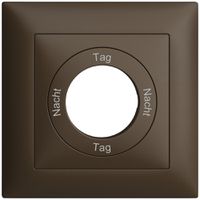 Kit frontal Nacht-Tag-Nacht-Tag EDIZIOdue 88×88mm coffee