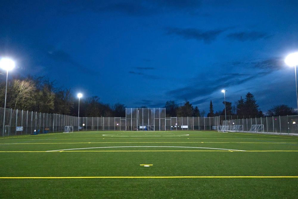 Proiettore LED DOTLUX HLFplus 800W 104000lm 840 IP66 VWB 1…10V argento