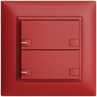 UP-Universaltaster 2×2T Steckklemme EDIZIOdue berry, mit LED