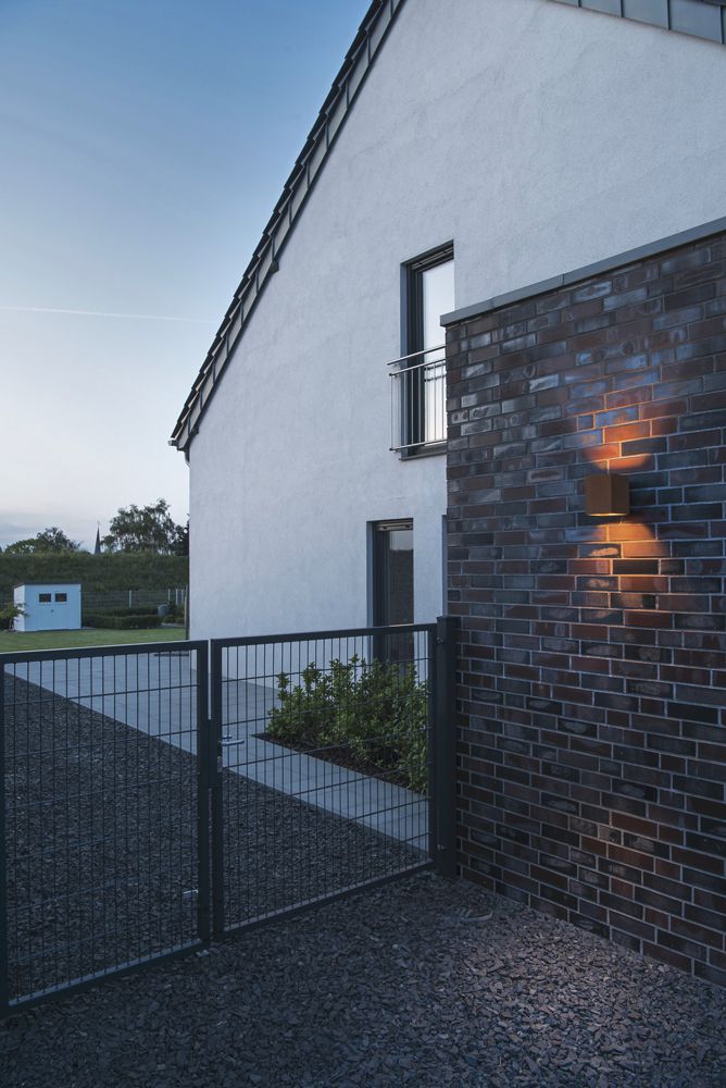 LED-Wandleuchte SLV RUSTY UP/DOWN WL 14W 548lm 3000/4000K IP65 eckig rost