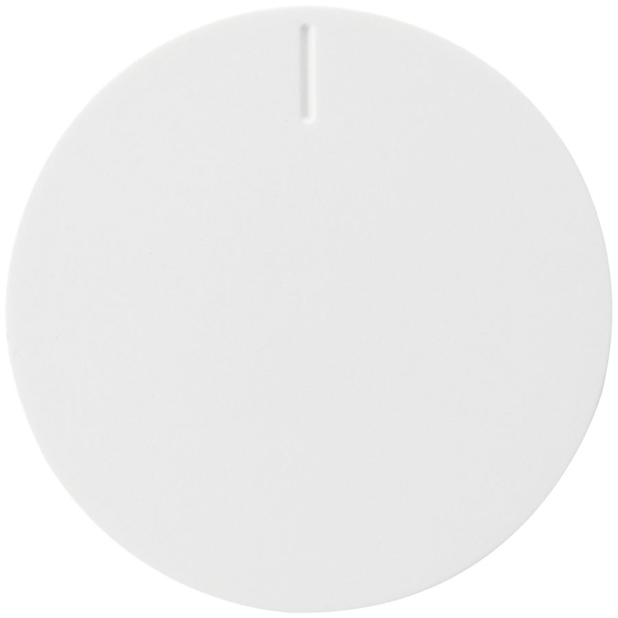 Drehknopf kallysto für Drehlichtregler/Drehzahlsteller weiss