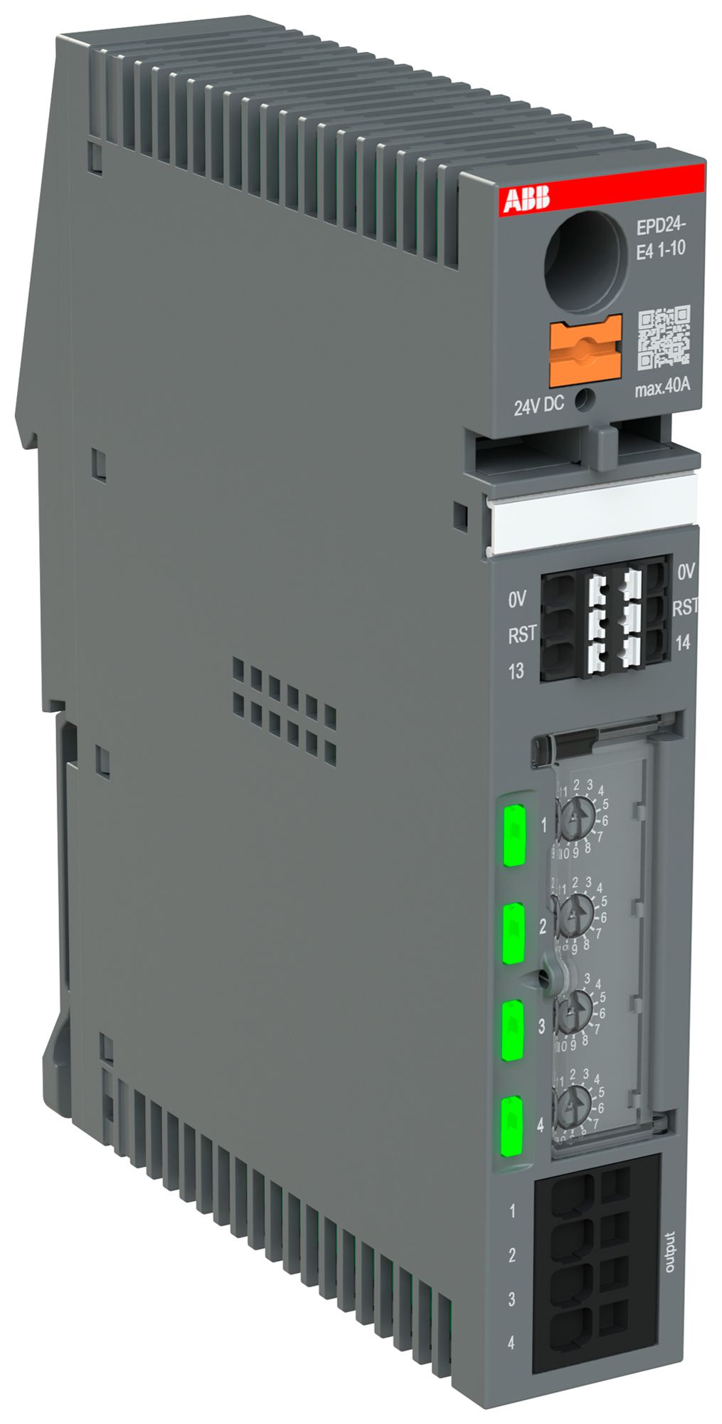 Geräteschutzschalter ABB EPD24-E4 24V elektronisch 1…10A NO