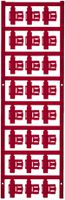 Leitermarkierer Weidmüller MultiCard SFC für Ø4…6mm 21×9.3mm PA66 rot