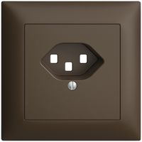 UP-Frontset EDIZIOdue coffee 88×88mm 1×T23