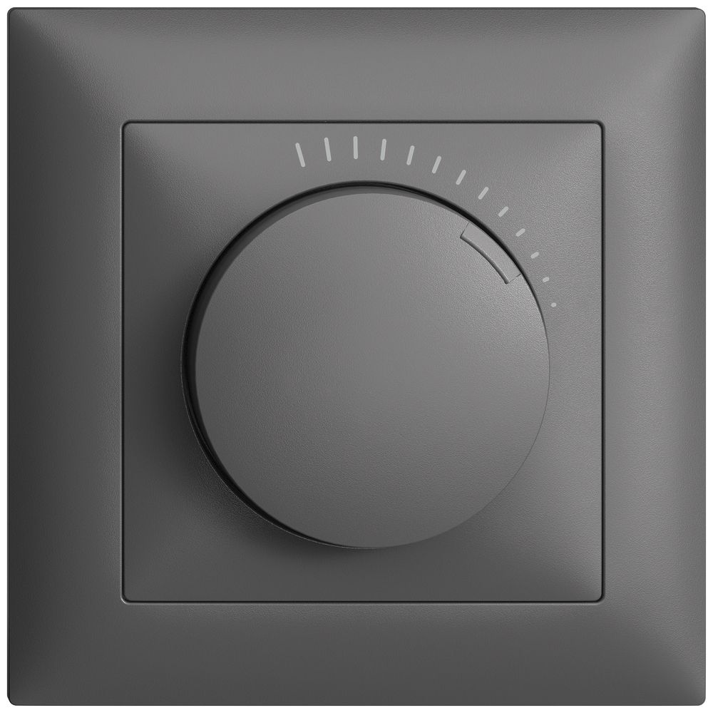 UP-Drehzahlsteller EDUE 230VAC, 1-phasig, 20…400VA, 88×88mm, dunkelgrau