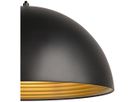 Pendelleuchte SLV FORCHINI M 40 AD1PH sz E27 1×40W DIM Ø400mm schwarz/gold