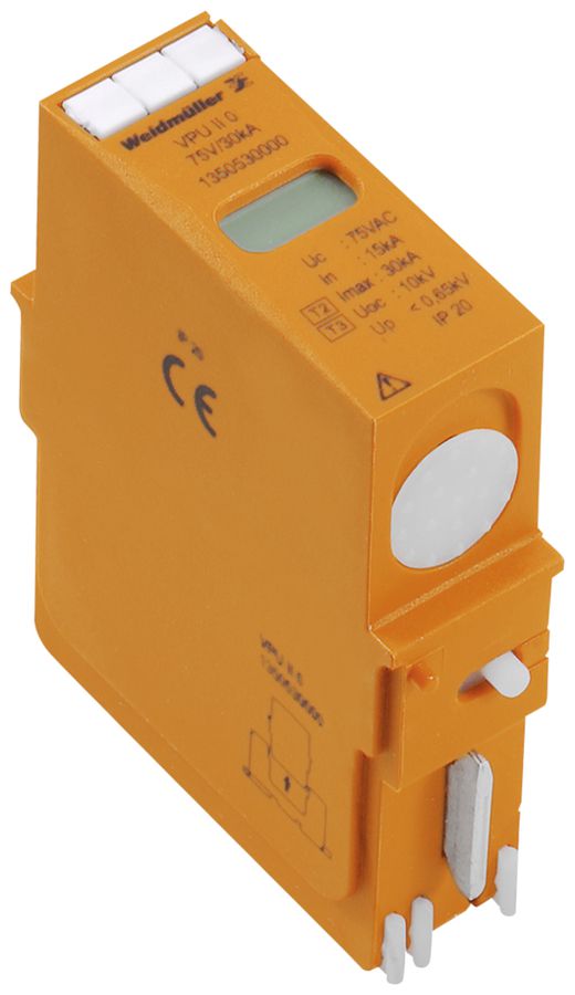 Ersatzableiter Weidmüller VPU II 0 75V/30kA