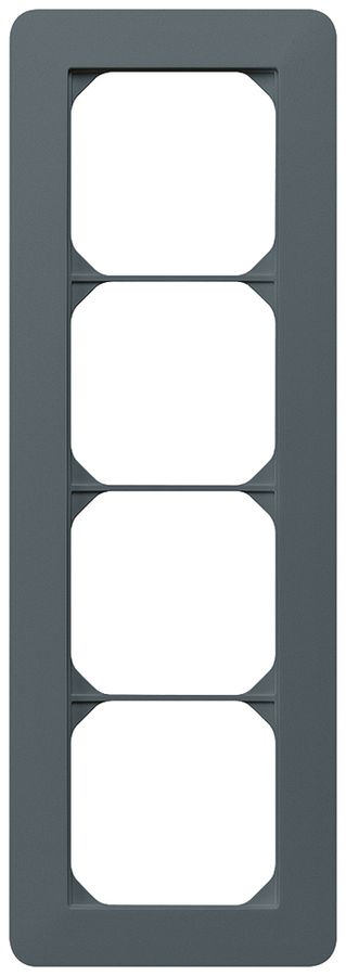 UP-Abdeckrahmen kallysto.trend 4×1 anthrazit 94×274mm