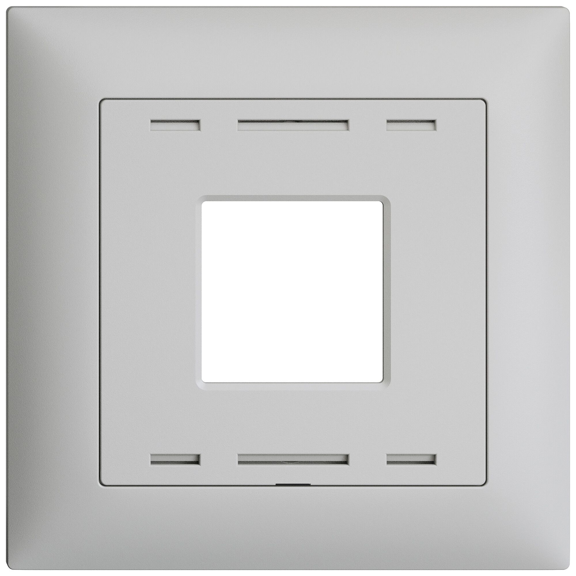 UP-Abdeckset EDIZIOdue Wiser Thermostat hellgrau
