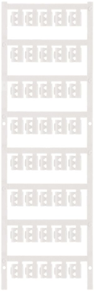 Marqueur de conducteur Weidmüller MultiCard SFC p.Ø1.5…2.5mm 12×5.8mm PA66 blanc