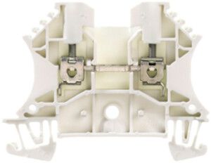 Durchgangs-Reihenklemme Weidmüller WDU Schraubanschluss 2.5mm² TS35 weiss