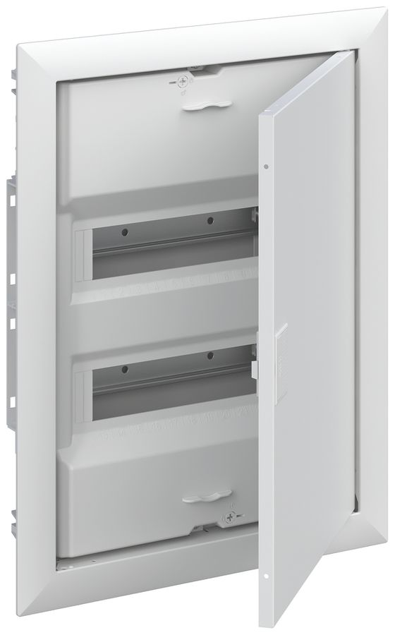 Tableau de distribution ENC ABB UK624N3 2 rangées 24UM avec porte, blanc
