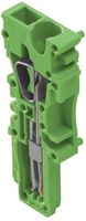 Fiche Weidmüller ZP 2.5/1AN ZA O.RA a.ergot connexion à ressort 2.5mm² 1L vert