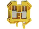 Morsetto di passaggio componibile Woertz 6…16mm² 76A 1000V vite 2×1 G ve/gi