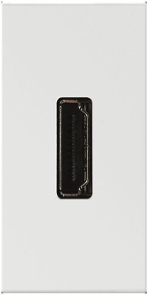 EB-Dose HDMI Typ A MOS weiss 1 Modul