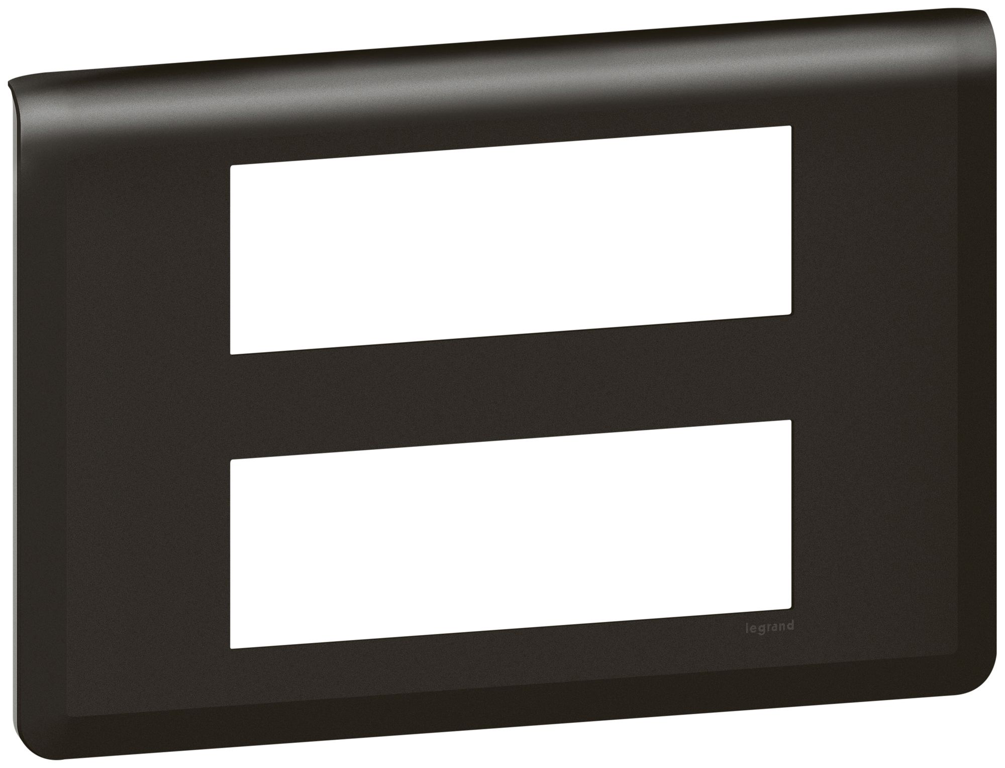 Abdeckrahmen MOS 2×6 Module horizontal schwarz matt