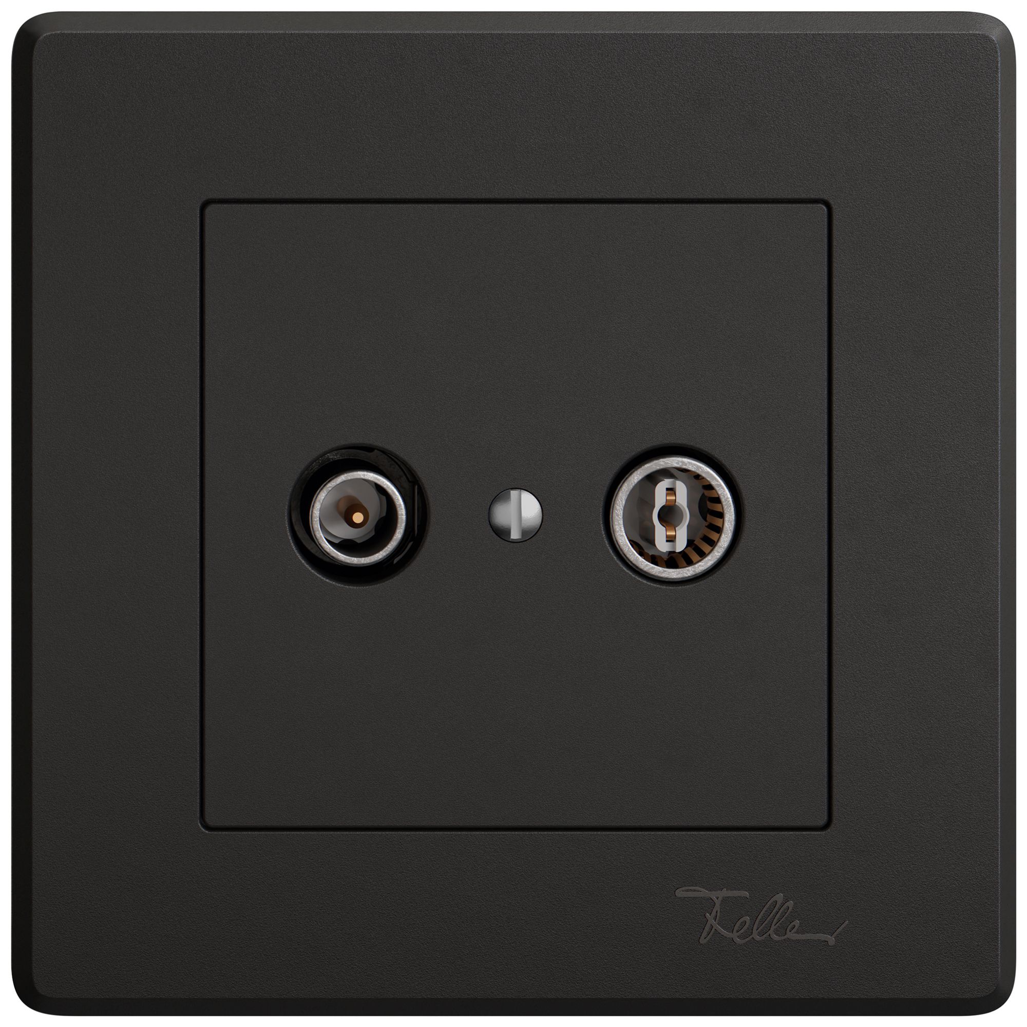 UP-Antennendose TV-R EDIZIO.liv SNAPFIX® Durchgangsdose 11dB sz