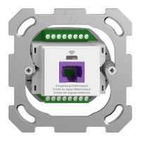 Rückführungsdose Feller BSM 1×RJ45 f.Swisscom VoIP, 8 polig, UTP, weiss