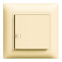 UP-Taster ZEP 1K/1T ON-OFF mit LED EDIZIOdue vanille