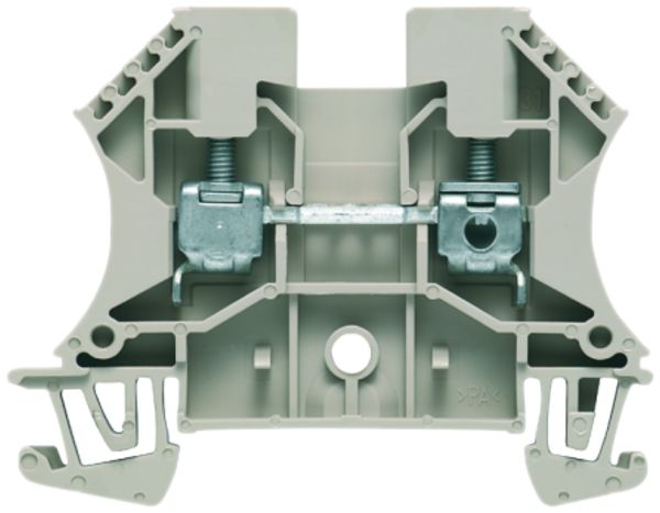 Borne de passage Weidmüller WDU connexion à vis 4mm² TS35 beige