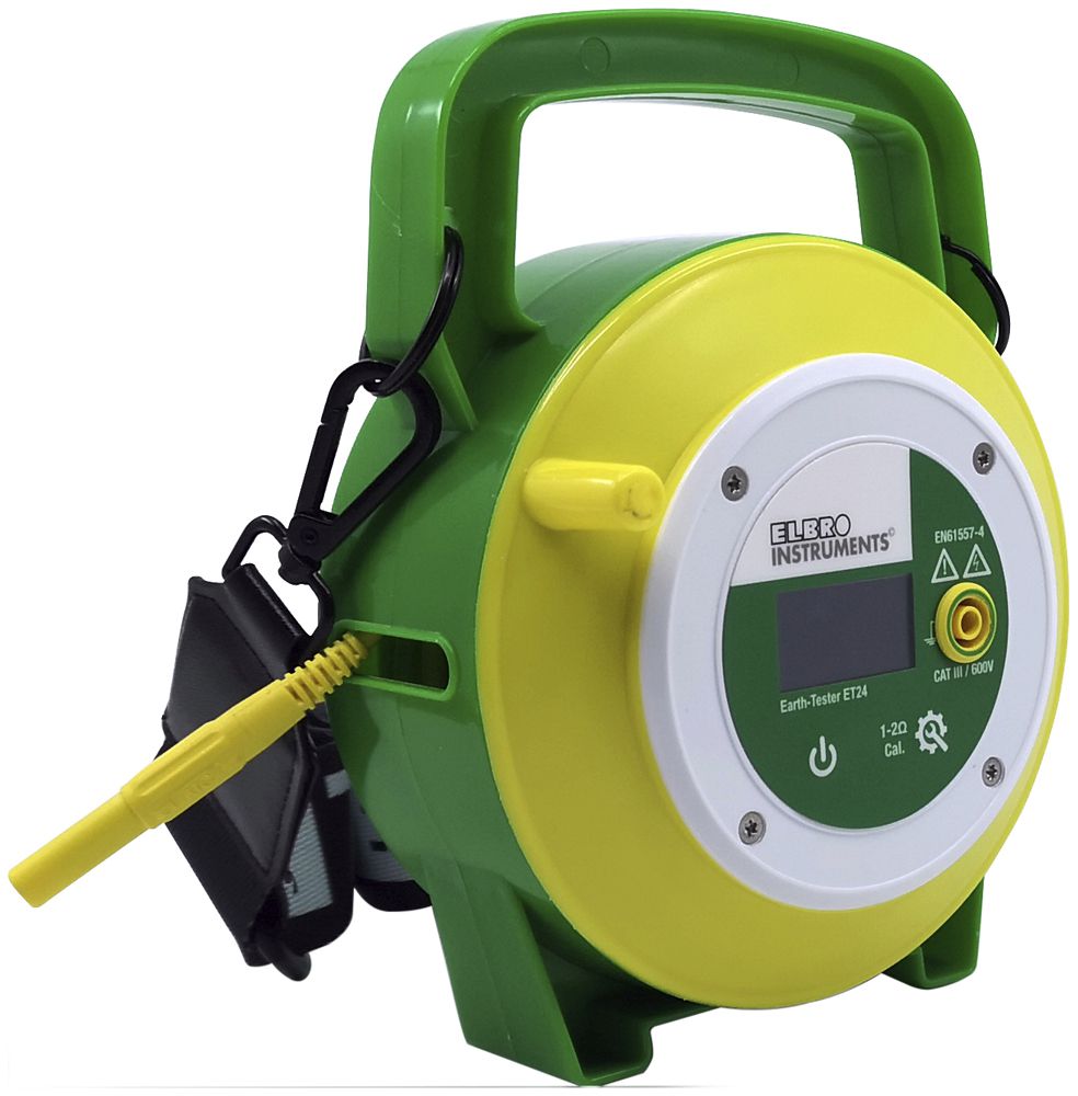 Tester di messa a terra ELBRO ET24-10 per OIBT/NIN CATIII 600V 10m