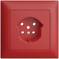 Kit frontal ENC EDIZIOdue berry 88×88mm 1×T15