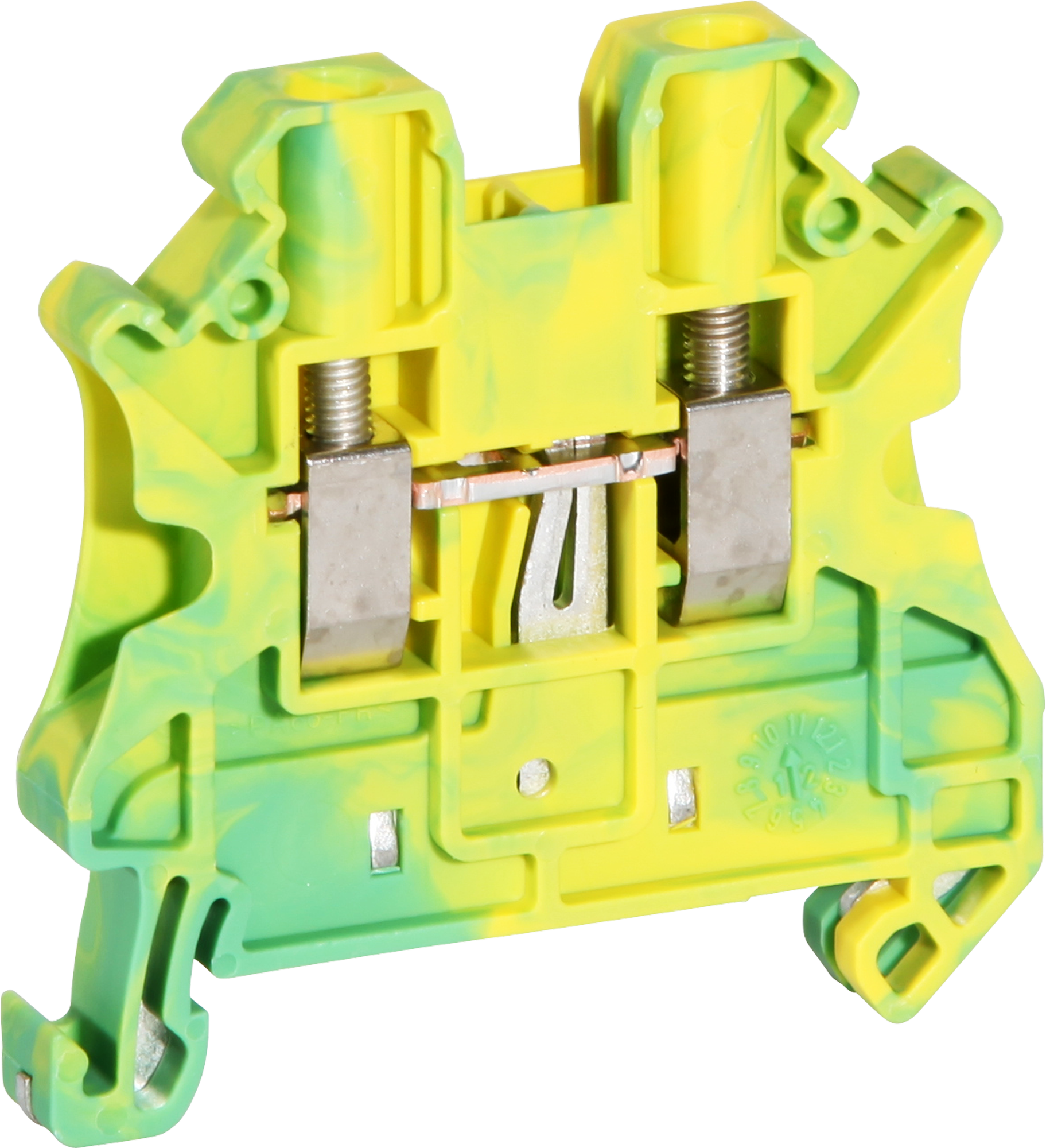 Borne de jonction 0.14…6mm² vert/jaune AWG26…10